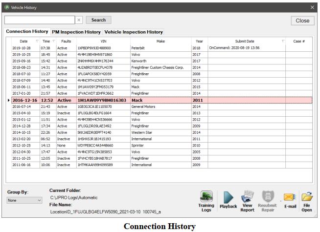 How to Use JPRO Diagnostic Vehicle History Function (1)