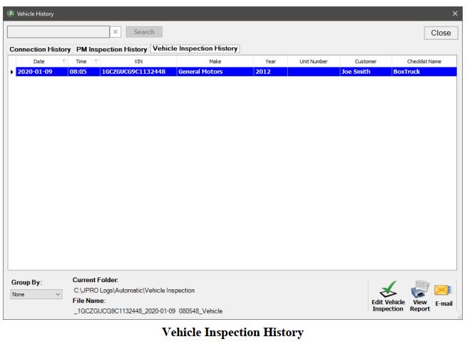How to Use JPRO Diagnostic Vehicle History Function (4)