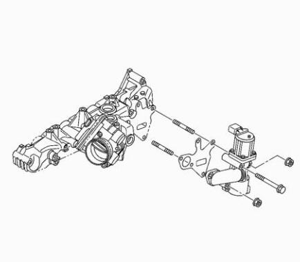 ISUZU 4JJ1 Euro 4 N Series Truck EGR Valve Removal and Installation Guide (7)