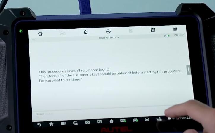 Nissan Sentra All Key Lost Programming by Autel IM608 Pro (10)