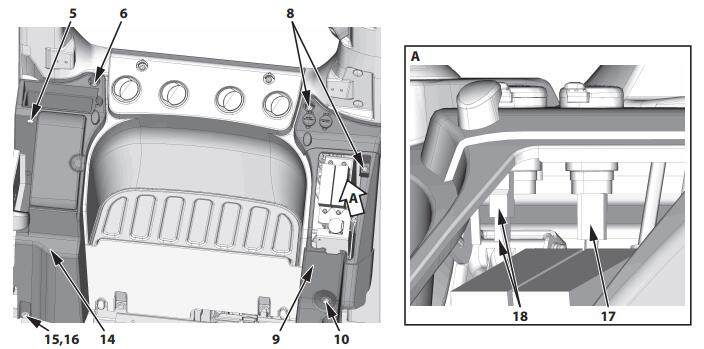 Remove Aerial Angle Controller for HITACHI ZX890-7 Excavator (3)