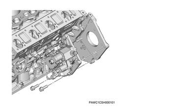 Clark ISUZU 4LE2 Tier-4 Engine Fuel Supply Pump Removal Guide (7)