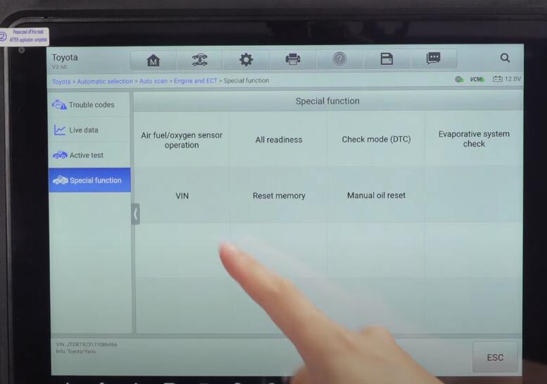 How to Use Autel Maxisys Ultra Change VIN for Toyota Vehicle ECU (3)