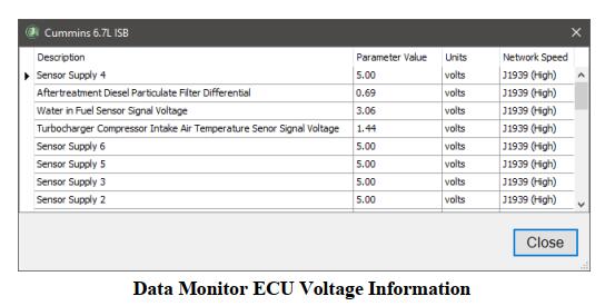 How to Use JPRO Commercial Vehicle 2023 Data Monitor Function (3)