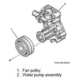 ISUZU 4LE2 Tier-4 Engine Fuel Temperature Sensor Removal Guide (2)