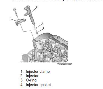 ISUZU 4LE2 Tier-4 Engine Injector Removal Guide (8)