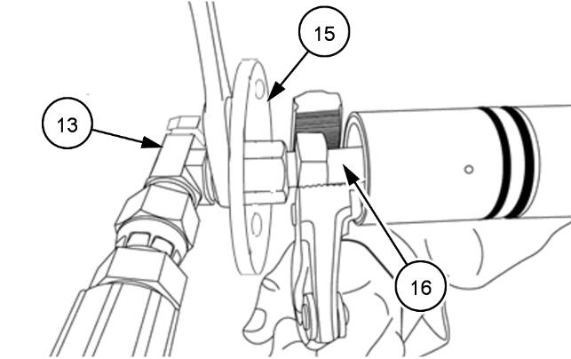 New Holland CX8080 Combine Variator Rotating Coupler Installation Procedure (12)