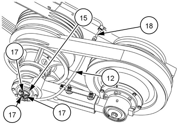 New Holland CX8080 Combine Variator Rotating Coupler Installation Procedure (13)