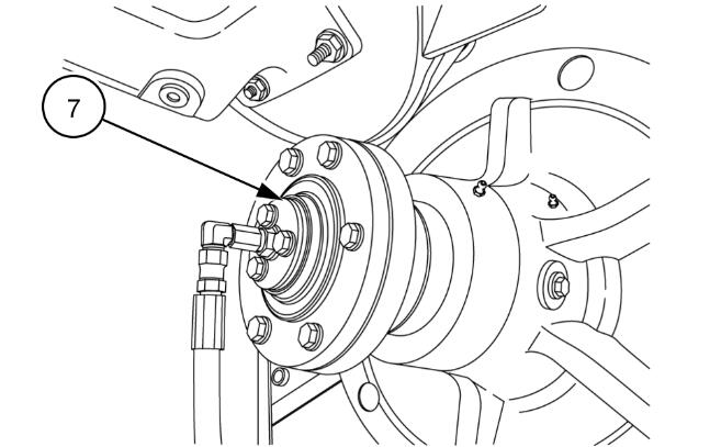 New Holland CX8080 Combine Variator Rotating Coupler Installation Procedure (4)