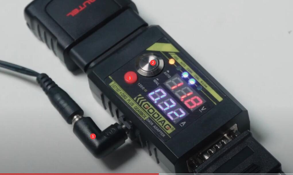 VW DQ250 TCU on Bench Diagnose by Autel MK808Z-BT+GT107 (3)