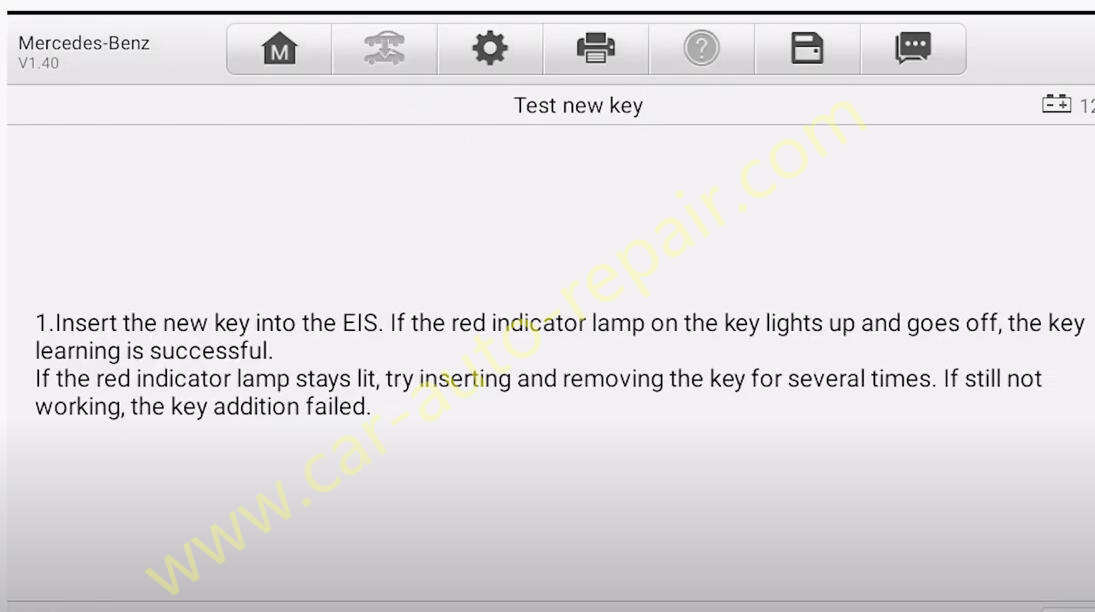 Benz GLK 2008-2014 All Key Lost Programming by Autel IM508S (15)