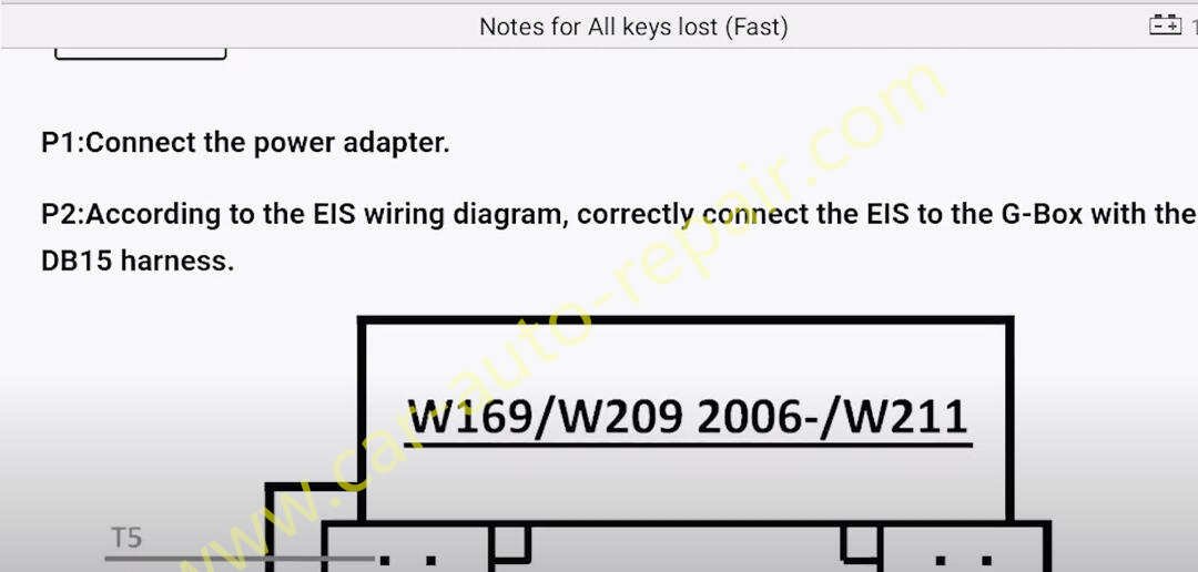Benz GLK 2008-2014 All Key Lost Programming by Autel IM508S (4)