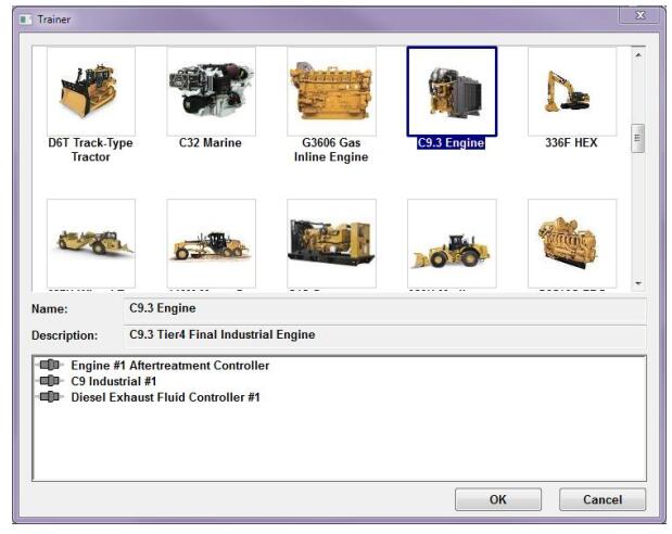 How to Use Caterpillar ET Diagnostic Software Trainer Function (5)