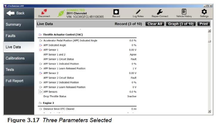 How to Use eTechnician Live Data Function (3)