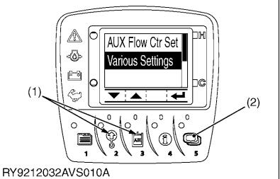 Kubota U48-5 and U55-4 Excavator Maximum Flow Volume Setting Guide (2)