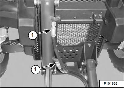 Bobcat 3450 Utility Vehicle Cylinder Test and Removal (4)