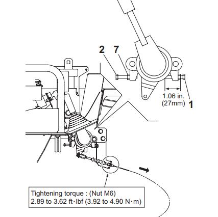 How to Adjust Accelerator Lever for Yanmar ViO45 ViO55 Excavator (1)