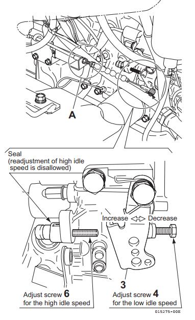 How to Adjust Accelerator Lever for Yanmar ViO45 ViO55 Excavator (2)