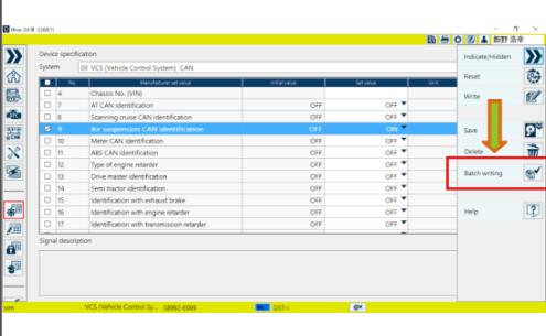 How to Read and Write Values to HINO Truck by HINO DX3 (1)