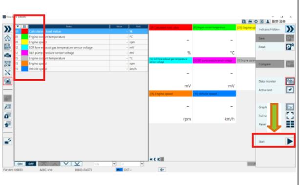 How to Use HINO DX3 Data Monitor Function (7)