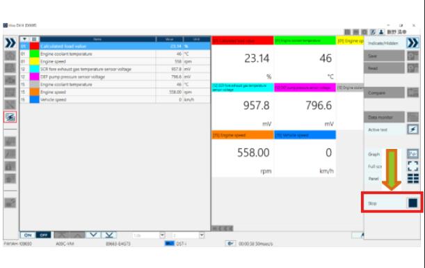 How to Use HINO DX3 Data Monitor Function (9)