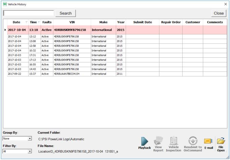 How to Use PSI PowerLink Vehicle History Function (1)