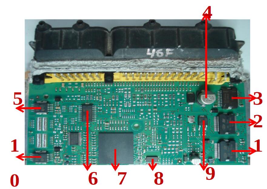 Magneti Marelli 4SF Fiat ECU Component & PINOUT (1)