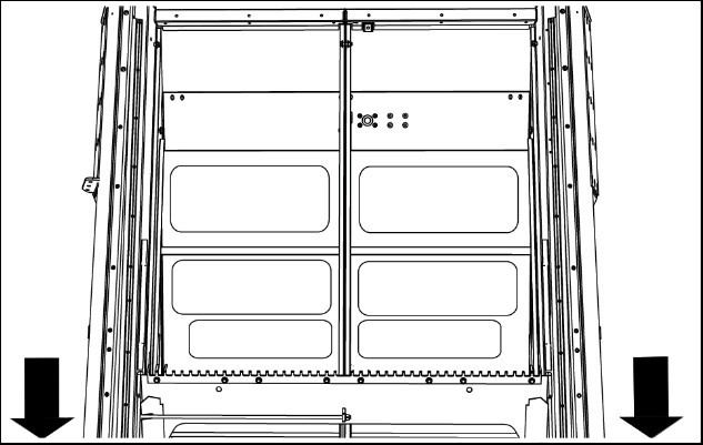 New Holland CX8080 Elevation Lower Cleaning Shoe Repair Kits (2)