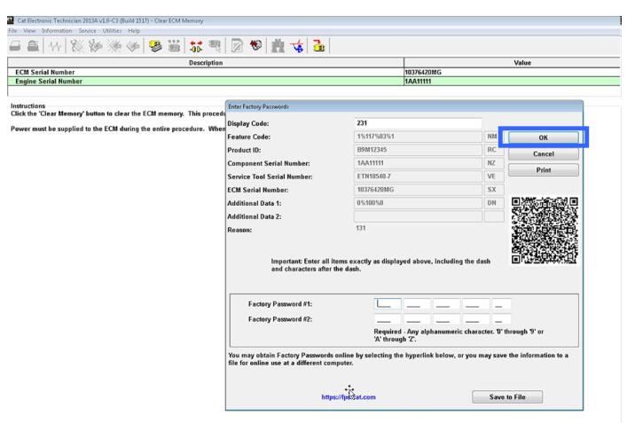 How to Clear ECM for Caterpillar by Cat ET Diagnostic Software (10)