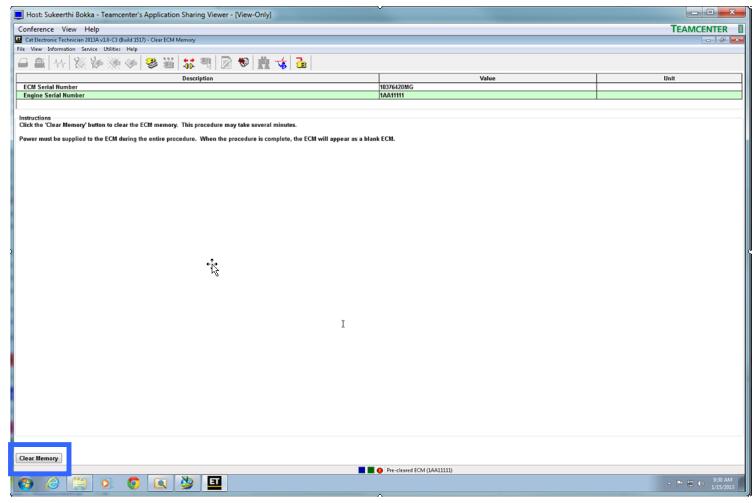 How to Clear ECM for Caterpillar by Cat ET Diagnostic Software (8)
