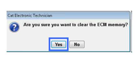 How to Clear ECM for Caterpillar by Cat ET Diagnostic Software (9)