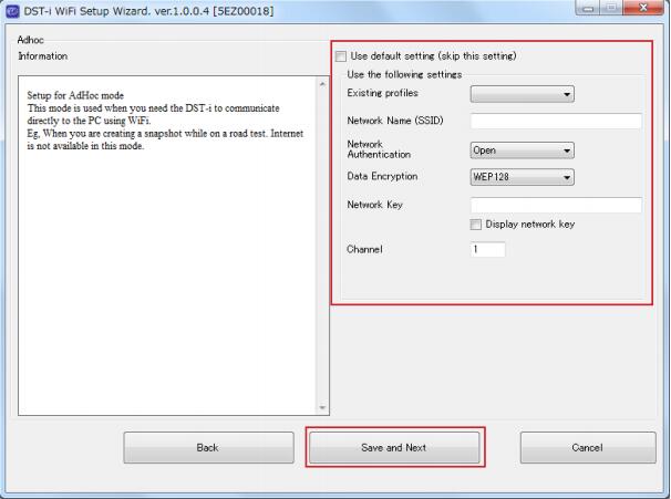 DST-i Diagnostic Adapter Wireless LAN Connection Setup Guide (5)