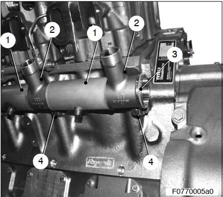 How to Remove and Install H.P. Line for MTU 12-16V 4000 Engine (4)