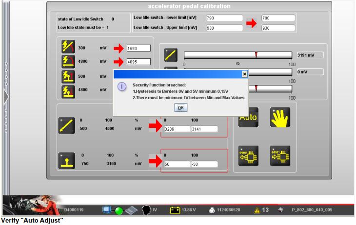 How to Use SerDia2010 to Calibrate Accelerator Pedal for Deutz Engine (4)