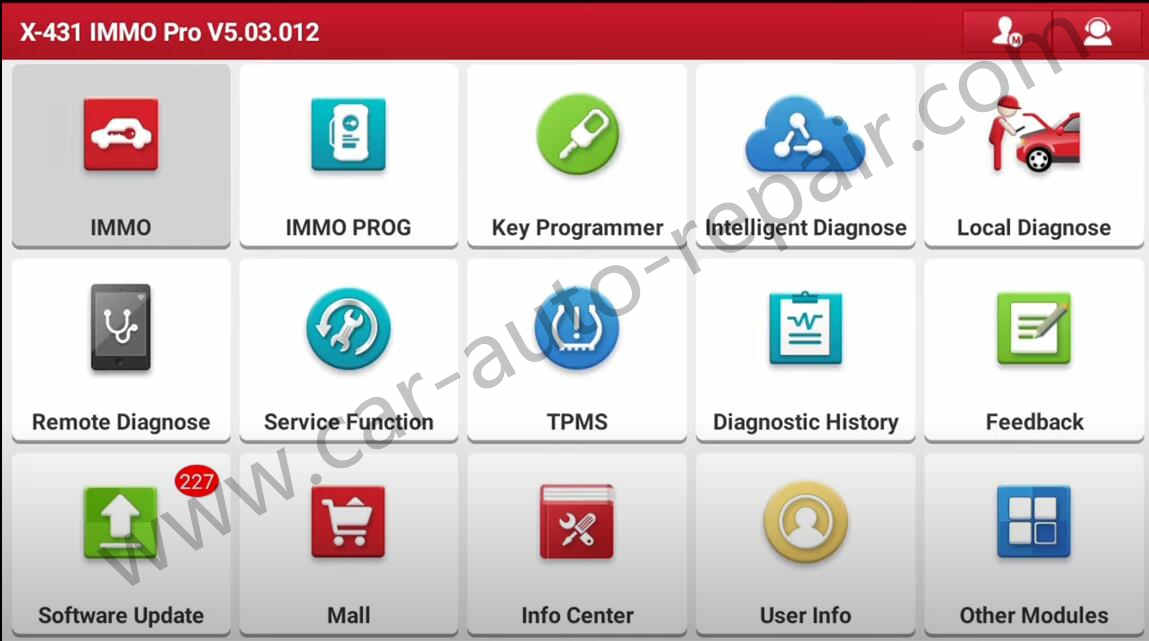 Cadillac SLS Key Programming by Launch X431 IMMO PRO (11)