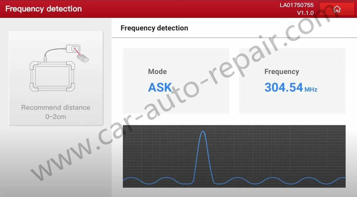 Cadillac SLS Key Programming by Launch X431 IMMO PRO (5)