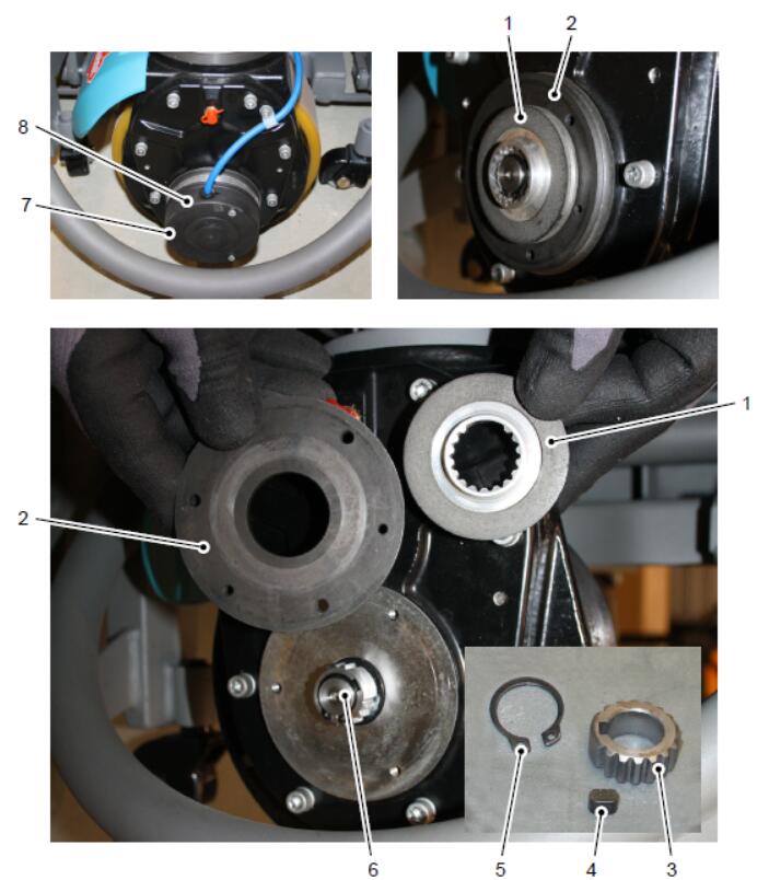 Disassembling and Assemblingthe Brake for Jungheinrich Junior AME13 (1)