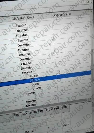 How to Change Maximum Road Speed for CM2150 Engine (5)