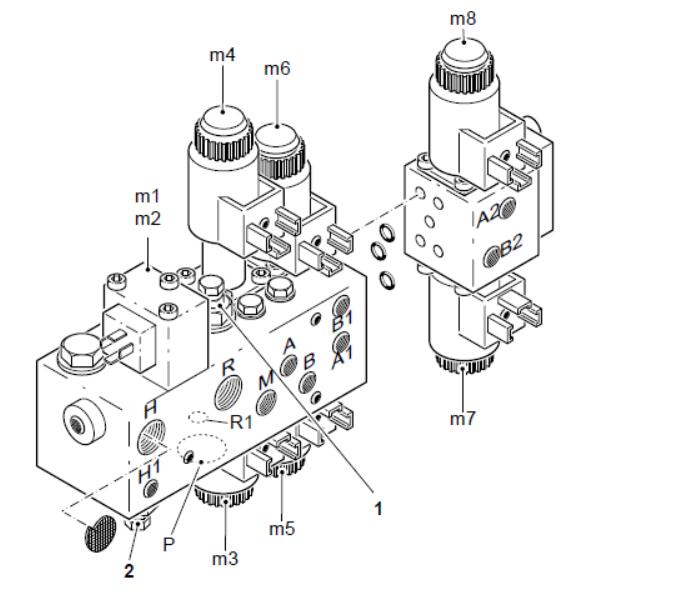 Jungheinrich ETMV 10-12 Forklift Truck Pressure Relief Valve Setting