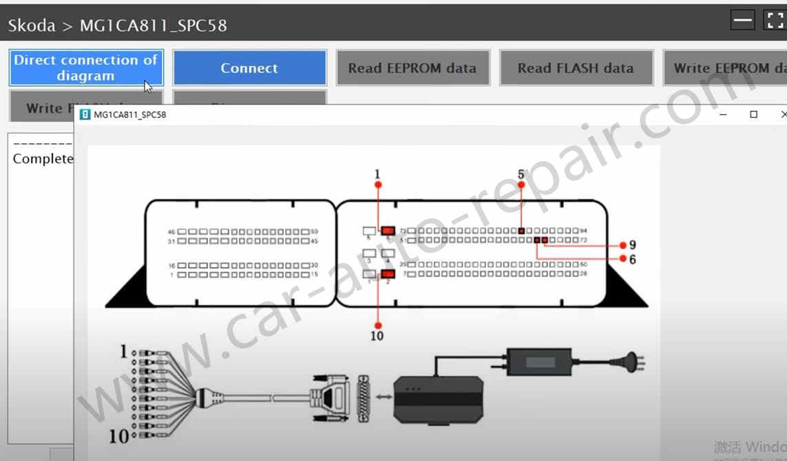 Volkswagen ECU MG1CA811 Clone by Launch X431 X-PROG3 (4)