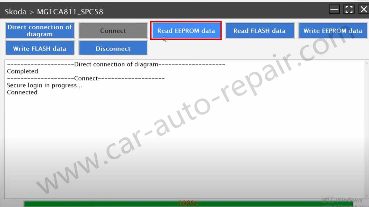 Volkswagen ECU MG1CA811 Clone by Launch X431 X-PROG3 (7)