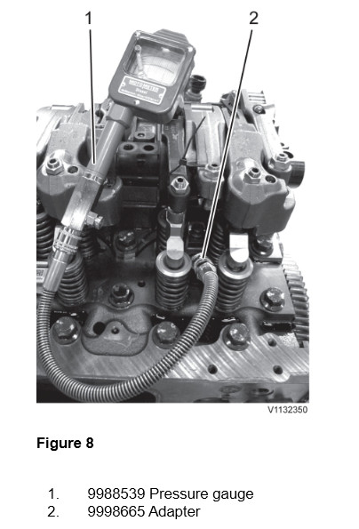 Volvo EC500F L5 D13J Engine Cylinder Compression Test (8)