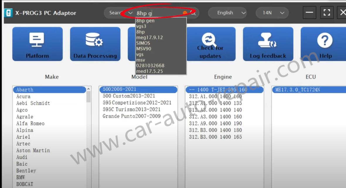 BMW TCU 8HP Gen3 Read Write by Launch X431 X-PROG3 (1)