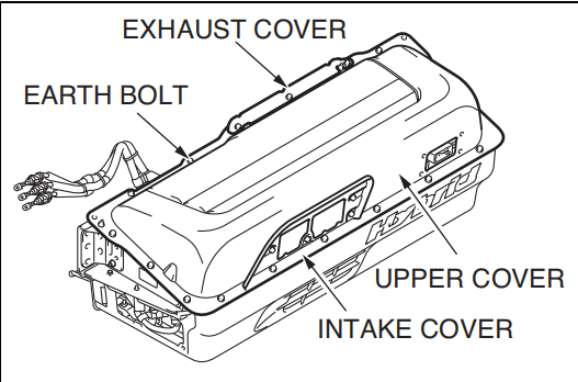 How to Remove HV Battery Cooling FAN for HINO Truck with J05E Engine (1)