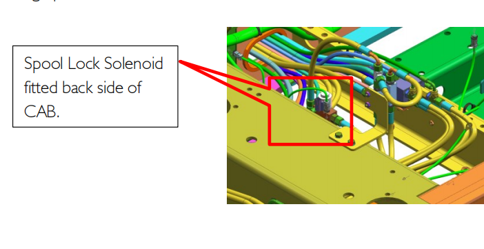 JCB JS140 Excavator C130C-13 Spool Brake Solenoid Open Circuit Solution