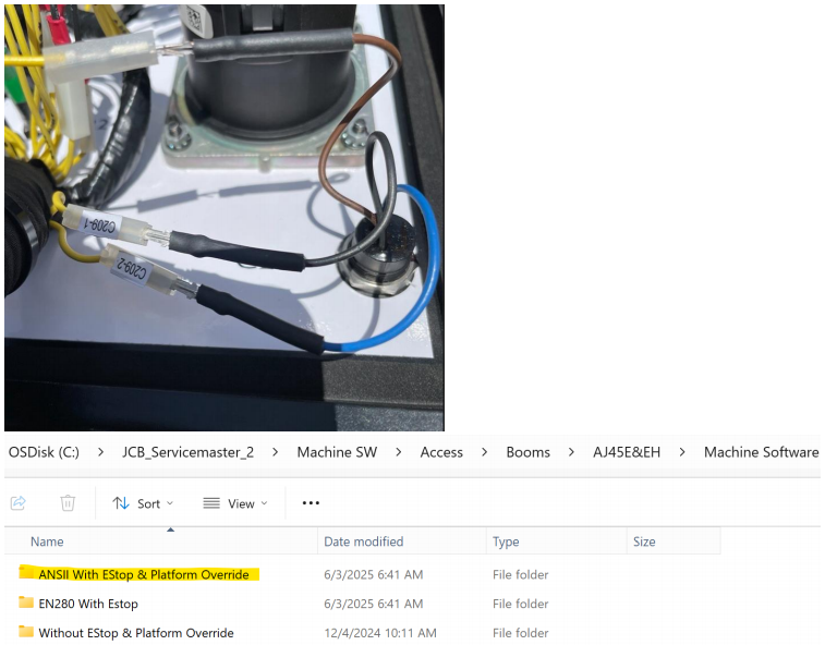 How to Select JCB Machine AJ45E Machine Software (5)