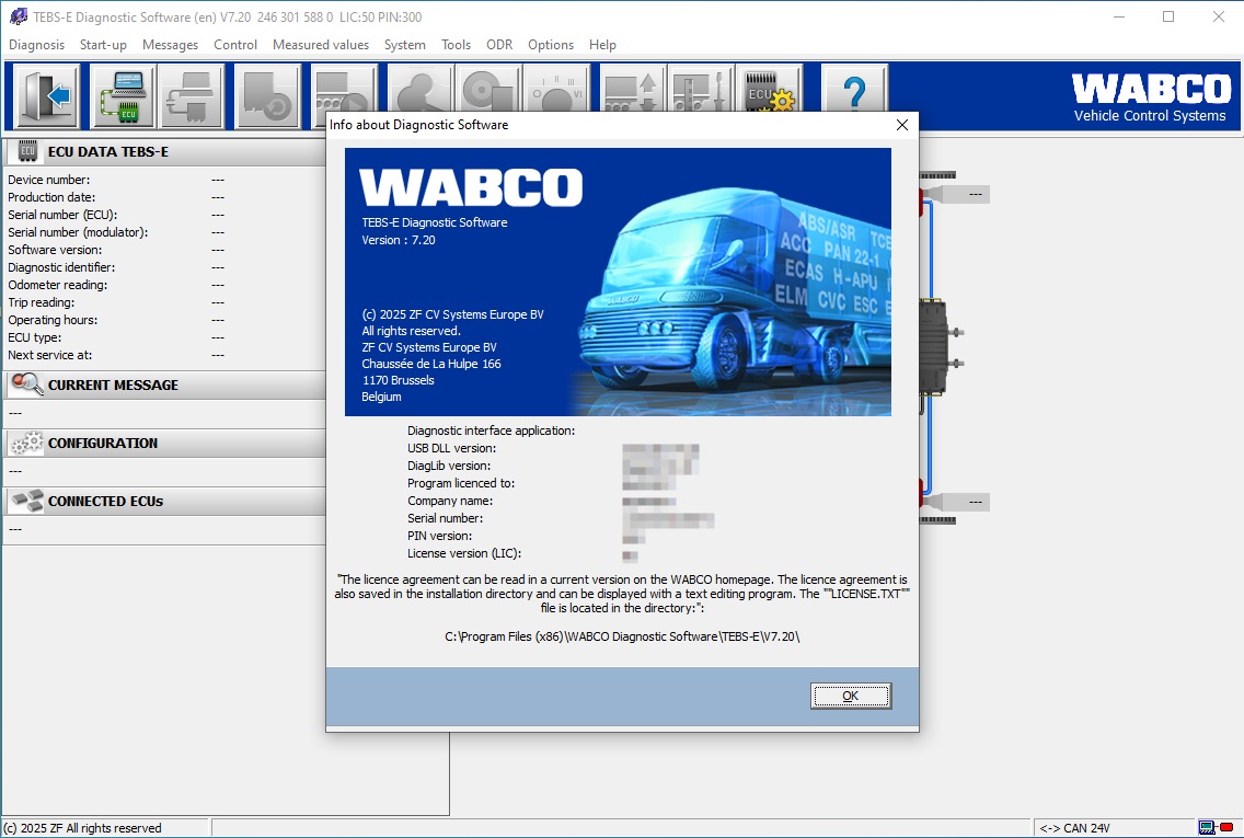 2025 Wabco TEBS-E 7.20