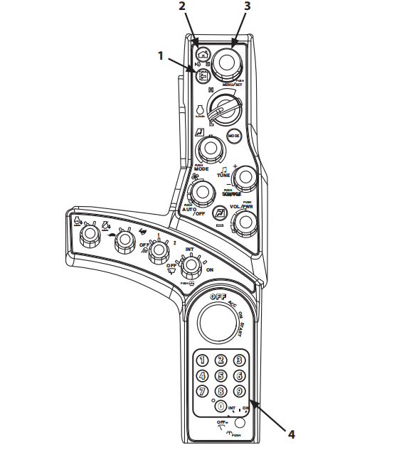Hitachi ZX890-7 Excavator Service Menu Display (1)
