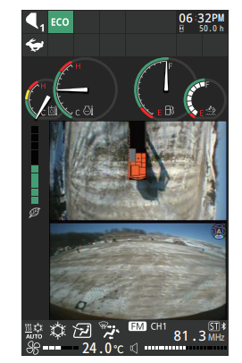 Hitachi ZX890-7 Excavator Service Menu Display (6)