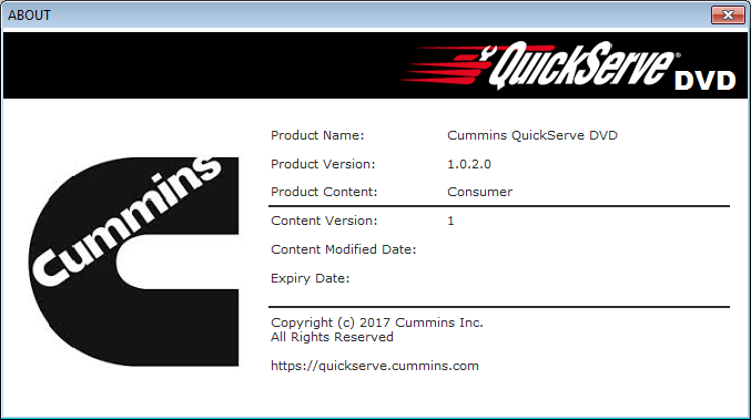 Cummins QuickServe DVD 2017